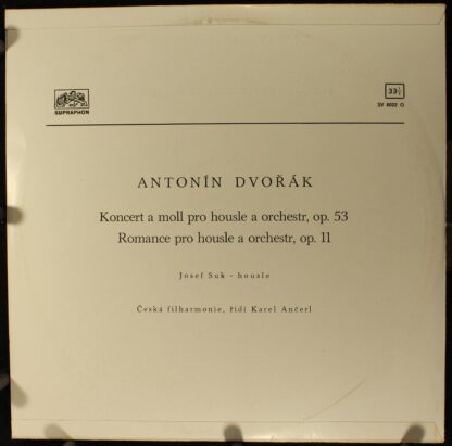 Supraphon SV 8022 - Koncert A Moll Pro Housle A Orchestr, Op. 53 - Image 2