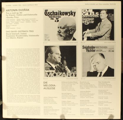 Eurodisc 78 419 ZK - Dumky-Trio - Klaviertrio E-Moll Op. 90 - Image 2