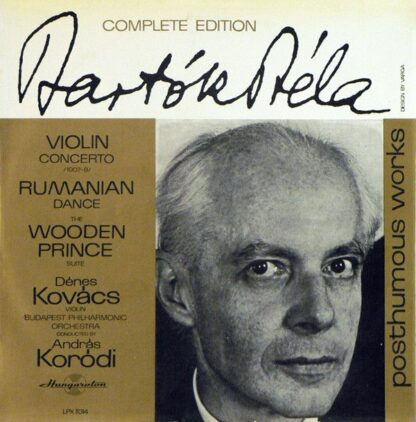 Hungaroton LPX 11314 - Violin Concerto /1907-8/ • Rumanian Dance