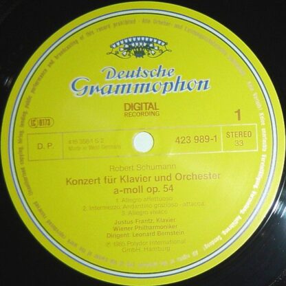 Deutsche Grammophon 423 989-1 G Q - Klavierkonzert / Akademische - Image 3
