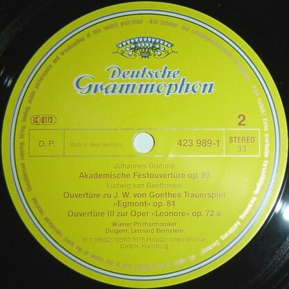 Deutsche Grammophon 423 989-1 G Q - Klavierkonzert / Akademische - Image 4