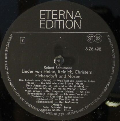Eterna 8 26 498 - Liederkreis Op. 39 Nach Eichendorff / Die Lotu - Image 5