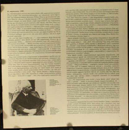 Hungaroton SLPX 11421 - Piano Concerto No 3. / Viola Concerto - Image 3