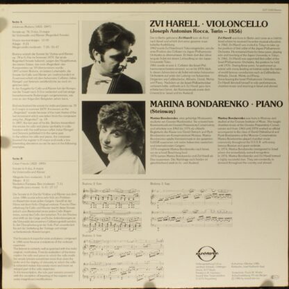 Sound-Star-Ton SST 0188 - Zvi Harell Violoncello - Marina Bondar - Image 2