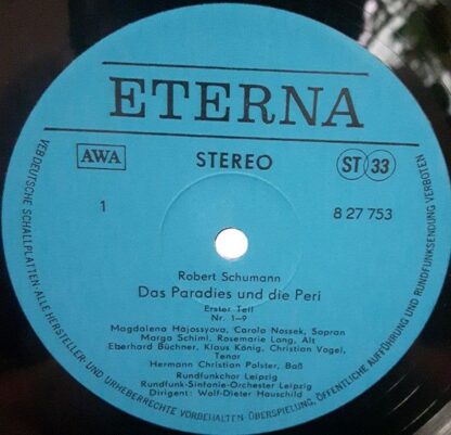 Eterna 8 27 753 - Das Paradies Und Die Peri Op. 50 - Image 3