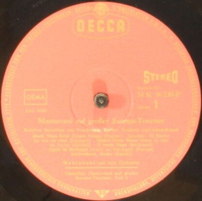 DECCA BLK 16224-P - Mantovani's Goldene Schallplatte - Image 3