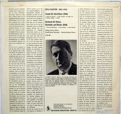 Eterna 8 20 401 - Sonate Für Solo-Violine / Kontraste Für Violin - Image 2