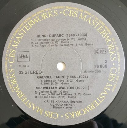 CBS Masterworks 76868 - Kiri Te Kanawa - Image 5