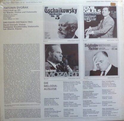 Eurodisc 78 417 ZK - Klaviertrio F-Moll Op. 65 - Image 2