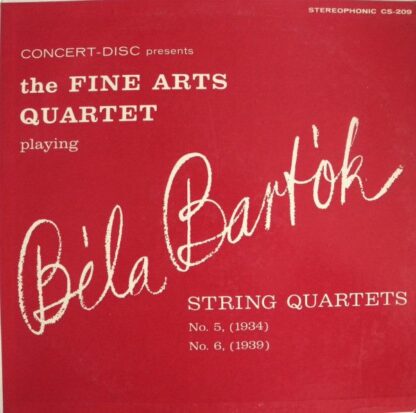 Concert-Disc M-1209 - String Quartets No. 5, No. 6