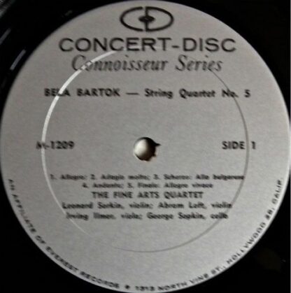 Concert-Disc M-1209 - String Quartets No. 5, No. 6 - Image 3