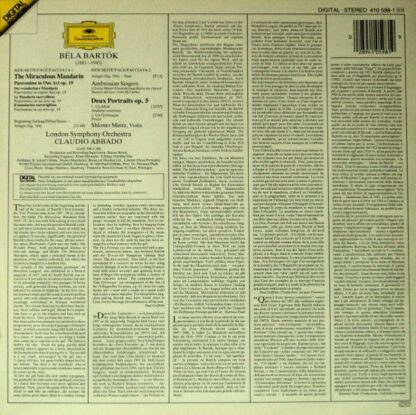 Deutsche Grammophon 410 598-1 GH - The Miraculous Mandarin · 2 P - Image 2