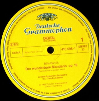 Deutsche Grammophon 410 598-1 GH - The Miraculous Mandarin · 2 P - Image 3