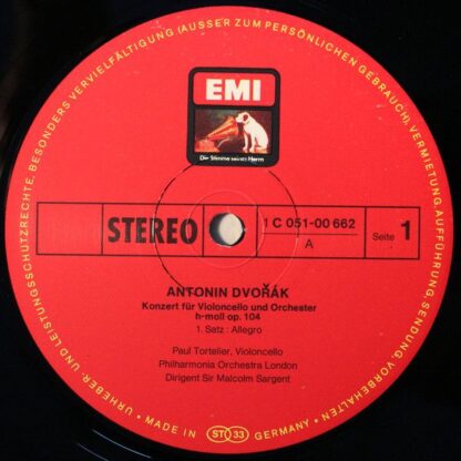 His Master's Voice 1C 051-00 662 - Dvořák Cello Concerto - Image 3
