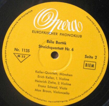 Opera 1135 - Streichquartett In Es (1943) / Streichquartett Nr. - Image 3