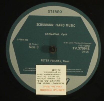 Turnabout TV 37093-5S - Piano Works Vol. 1 - Image 6
