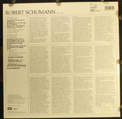 EMI EG 29 1069 1 - Sinfonie / Symphony No. 3 Konzertstück - Image 2