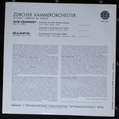 Amadeo AVRS 6350 - Concerto In Ré Für Streichorchester ‧ Concert - Image 2
