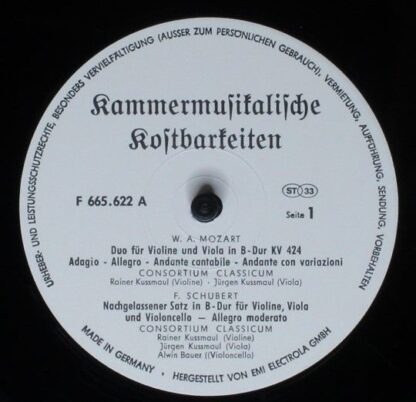 Electrola Gesellschaft m.b.H. F 665 622 - Kammermusikalische Kos - Image 3