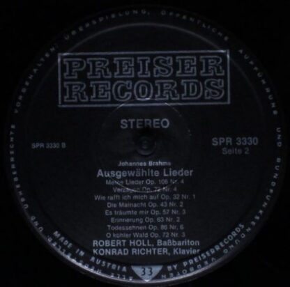 Preiser Records SPR 3330 - Ausgewählte Lieder Von Robert Schuman - Image 4