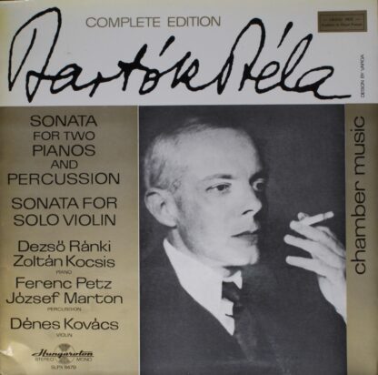 Hungaroton SLPX 11479 - Sonata For Two Pianos And Percussion / S