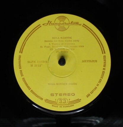 Hungaroton SLPX 11479 - Sonata For Two Pianos And Percussion / S - Image 8