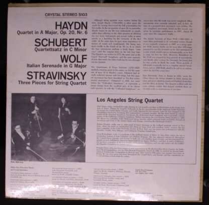 Crystal Stereo S103 - Los Angeles String Quartet - Image 2
