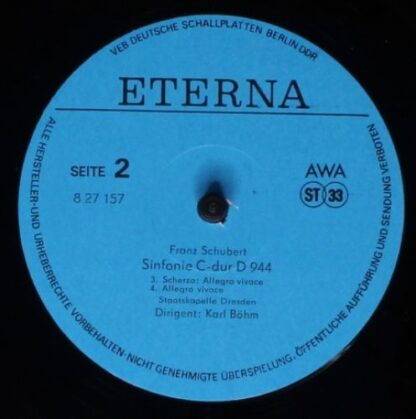 Eterna 8 27 157 - Sinfonie C-dur D 944 (Konzert Am 12. Januar 19 - Image 4