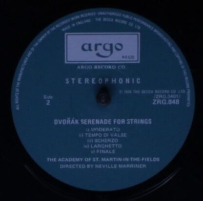 Argo ZRG 848 - Serenades For Strings - Image 4