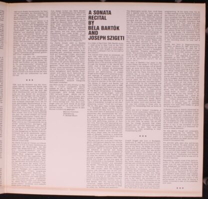 Vanguard 1C 153-92 176/7 M - "Kreutzer Sonate", "Rhapsodie Nr. 1 - Image 3