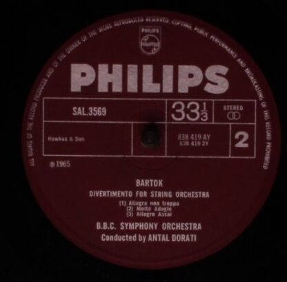 Philips SAL.3569 - The Miraculous Mandarin (complete), Divertime - Image 4