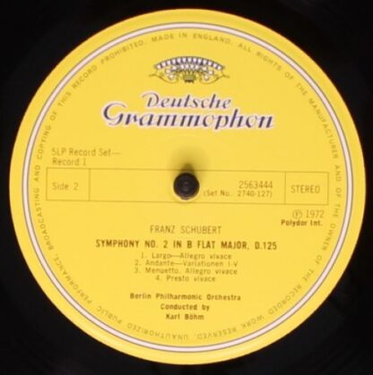 Deutsche Grammophon 2740 127 - 8 Symphonien ∙ Musik Zu Rosamunde - Image 5