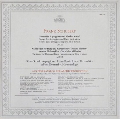 Archiv Produktion 2533 175 - Arpeggione-Sonate / Trockne Blumen - Image 3