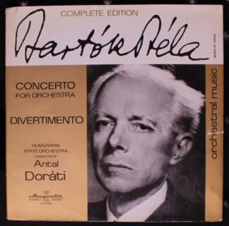 Hungaroton SLPX 11437 - Concerto For Orchestra / Divertimento