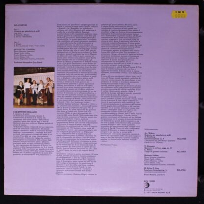 Ricordi RLC 27021 - Quintetto Per Pianoforte Ed Archi (Opera Pos - Image 2