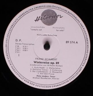 HELIODOR 89 574 - Winterreise Op.89
