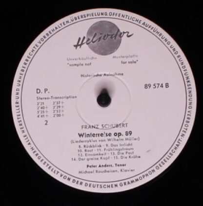 HELIODOR 89 574 - Winterreise Op.89 - Image 2