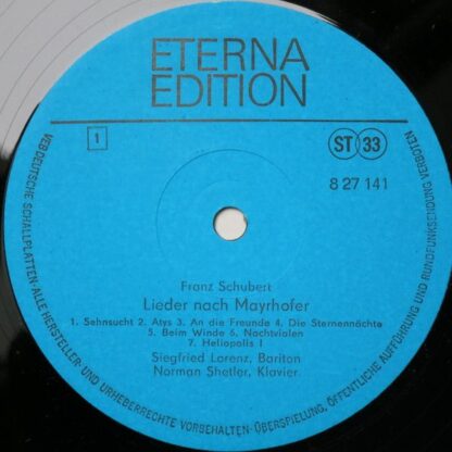 Eterna 8 27 141 - Lieder Nach Mayrhofer - Image 3