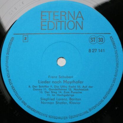 Eterna 8 27 141 - Lieder Nach Mayrhofer - Image 4