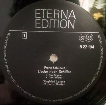 Eterna 8 27 104 - Lieder Nach Schiller - Image 3