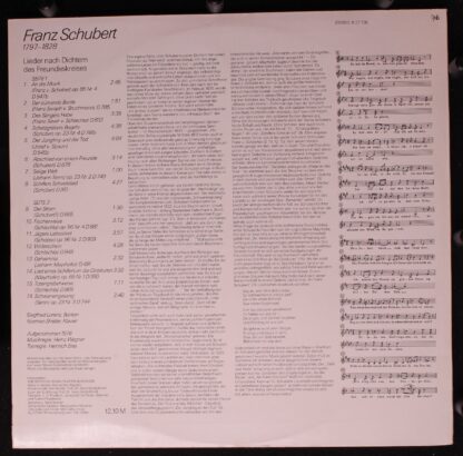 Eterna 8 27 106 - Lieder Nach Dichtern Des Freundeskreises - Image 2