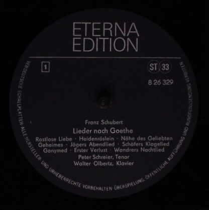 Eterna 8 26 329 - Lieder Nach Goethe - Image 4