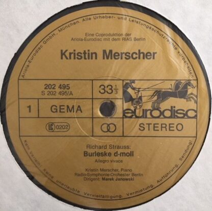 Eurodisc 202 495-366 - Strauss: Burleske / Mendelssohn: Rondo Br - Image 3