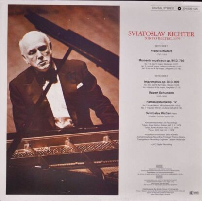 Eurodisc 204 005-425 - Schubert & Schumann - Tokyo Recital 1979 - Image 2