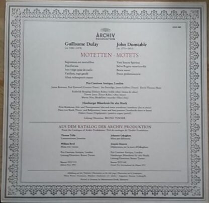 Archiv Produktion 2533 291 - Motetten • Motets - Image 2
