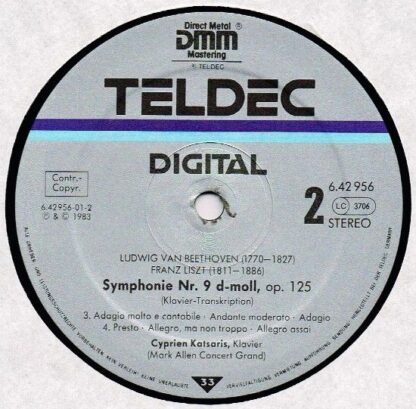 TELDEC 6.42956 AZ - Symphonie Nr.9 D-moll, Op. 125 - Image 4