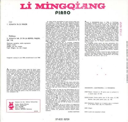 Electrecord ST-ECE 02729 - Sonata In B Minor / Sonata Op. 110 - Image 2