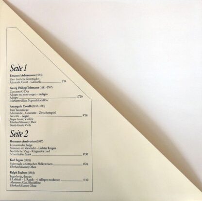 Not On Label TZO 80 01 - Musica Speciosa (Konzertante Zupfmusik - Image 6