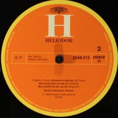 HELIODOR 2548 213 - Liebestraum - Stefan Askenase Spielt Mendels - Image 4