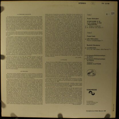 Trianon TRI 33169 - Les Préludes / Symphonie N°8 "Inachevée" / L - Image 2